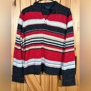 Crazy Horse by Liz Claiborne Women's Multicolor Sweater Size Large